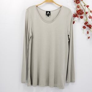 New COA Long Sleeve Scoop Neck Tee Top